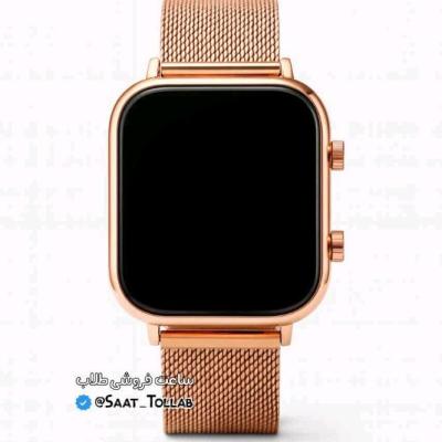 ساعت ال ای دی بند حصیری Led