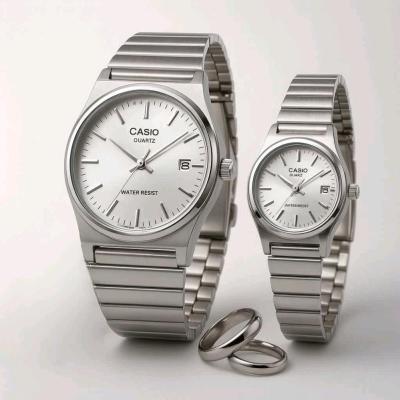 ست ساعت کاسیو رنگبندی نقره‌ای CASIO