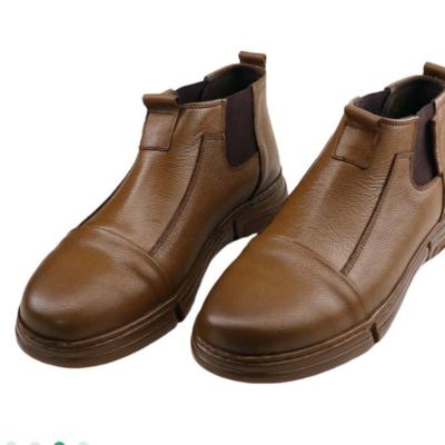 کفش چرم شمس s3 عسلی