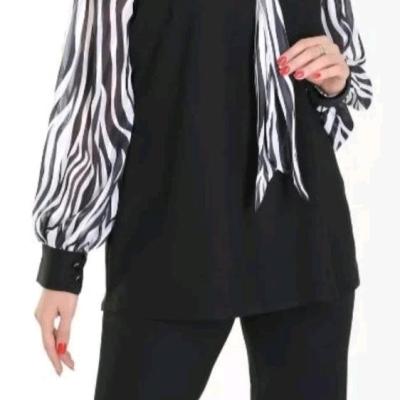 شومیز کرواتی الیزه و حریر