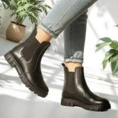 کفش نیم ساق کاملیا نیم بوت بغل کش پوتین بوت ساقدار زنانه-157892