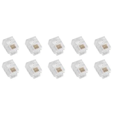 سوکت تلفن RJ11 بسته 10 عددی