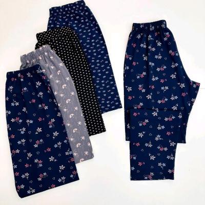 شلوار راحتی نخ پنبه زنانه قواره دار-158709