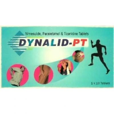 محصول گیاهی نیمسولید، پاراستامول و تیزانیدین DYNALID-PTV درد مفاضل کمر