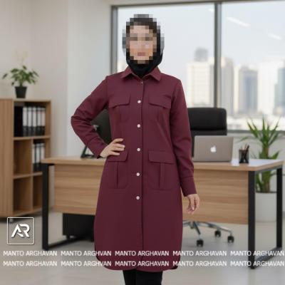 مانتو دانشجویی نخی مدل مانتو دانشجویی رها