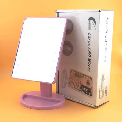 آیینه آرایشی رومیزی ال ای دی دار مستطیلی