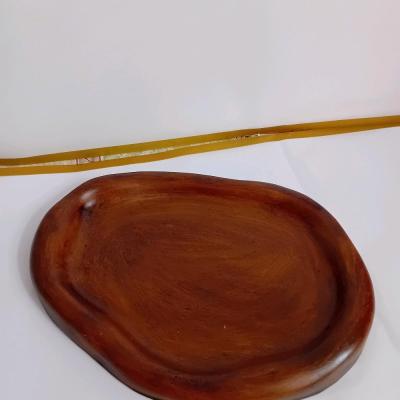 سینی دفرمه شاینی طرح چوب