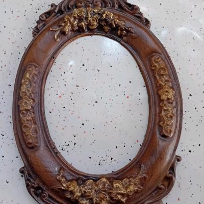 قاب آیینه کوچک طرح چوب