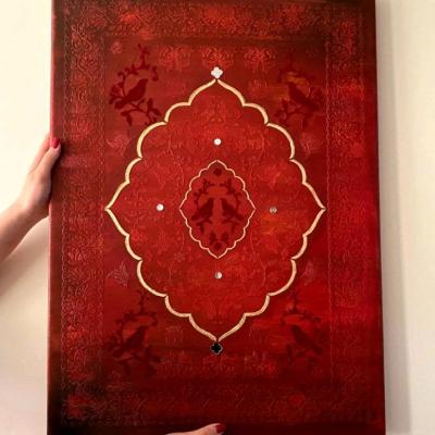 تابلو نقاشی فرش ترند جدید