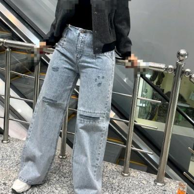 شلوار بگ زانو زاپدار زانفیکس-152749