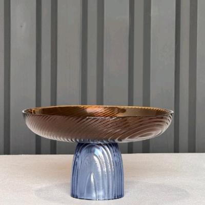 ظرف پذیرایی شیشه ای دستساز وارداتی