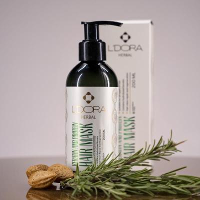 ماسک گیاهی پروتئینه و کراتینه موی سر لدورا هربال