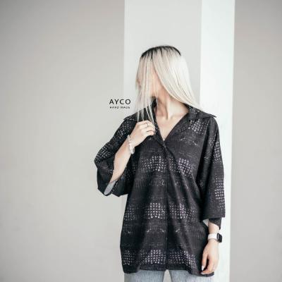 مانتو اسپرت زنانه کرپ Ayco-planet.ir مدل خنک پوست ماری