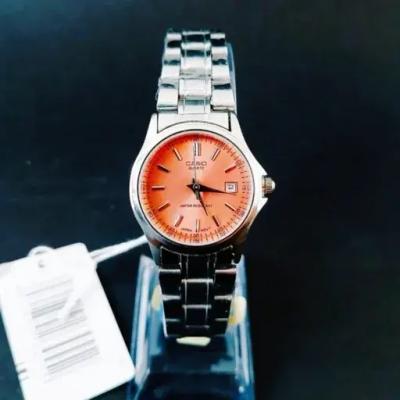 خرید ساعت زنانه کاسیو بند استیل با صفحه رنگی | شیک، دقیق و ماندگار