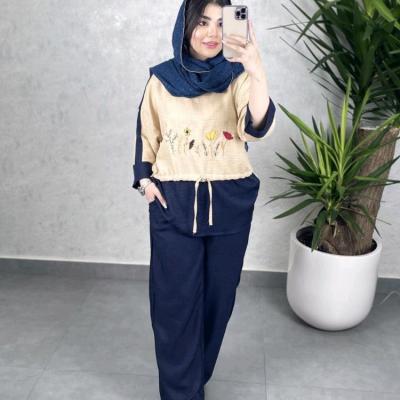 مانتو شلوار زنانه شانتون مدل ست تونیک شلوار