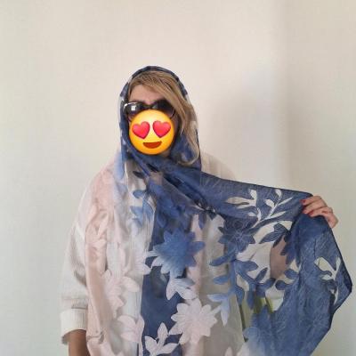شال حریر شیشه ای