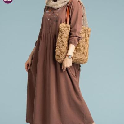 مانتو پیراهنی بلند پیراهن ساحلی زنانه مدل پریوش