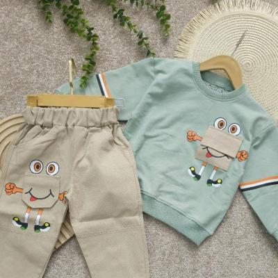 ست بلوز وشلوارکتان پسرانه جذاب