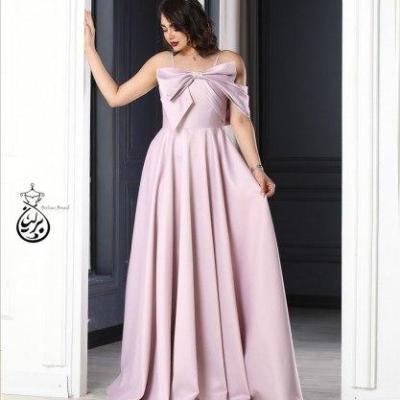 پیراهن مهمانی زنانه ساتن مدل لارا