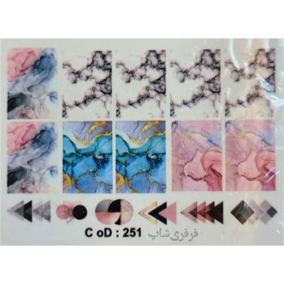 لنز ناخن طرح مرمر و ماربل