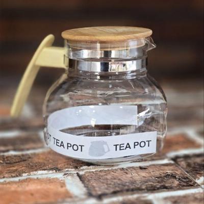 قوری پیرکس درب چوبی هپی هوم