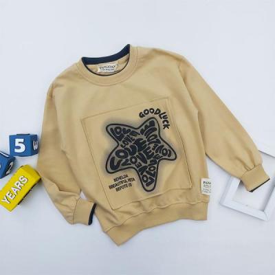 بلوز پسرانه ستاره کرم کد 10423