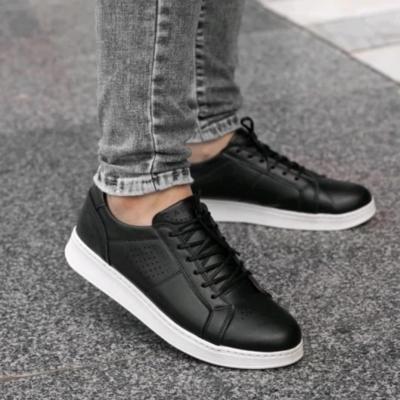 کفش اسپرت مردانه مدل دایان رنگ مشکی زیره سفید پرفروش باحداقل سود