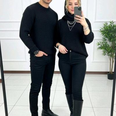 مانتو بافت بافت مدل بافت یقه گرد-155969