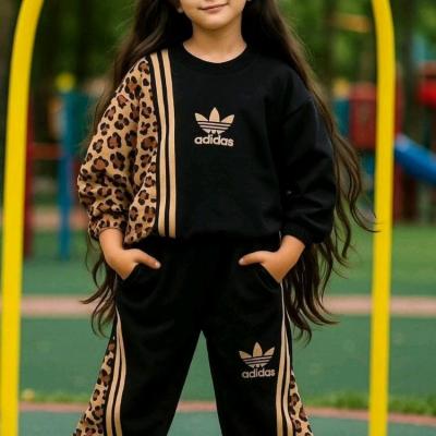 ست بلوز شلوار دورس لاکرا قواره دار پلنگی پاییزه