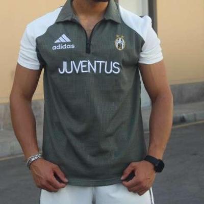 تیشرت یقه دار نیم زیپ یو نتوس