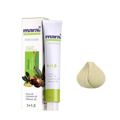 رنگ مو بلوند زیتونی پلاتینه شماره 10.3 مارال حجم 100 میلی لیتر