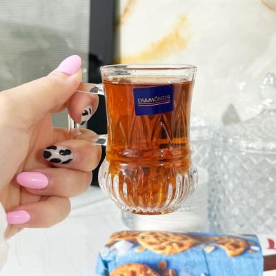 استکان دسته دار طرحدار دایموند diamonds