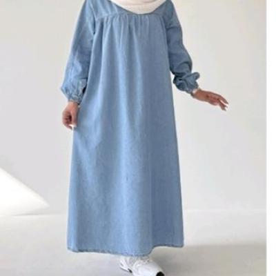 پیراهن زنانه جین مدل پیراهن جین آویشن کد محصول 956