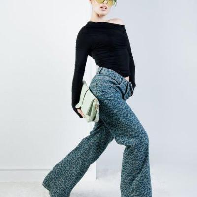 شلوار پلنگی زنانه