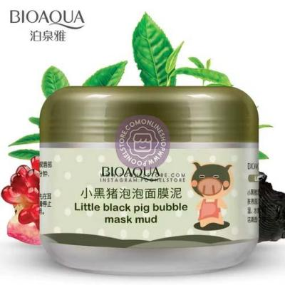 فیس ماسک کربنات اورجینال بلک پیگ حبابی، ماسک صورت مشکی حبابی اورجینال کد 96663210 orginal hot selling little black pig deep cleansing face mud mask moisturizing carbonated bubble powdered facial mask