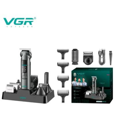 ست گریم و اصلاح حرفه‌ای VGR مدل 096 | ضدآب IPX7 + موتور توربو