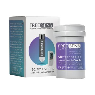 نوار قندخون فری سنس 50عددی