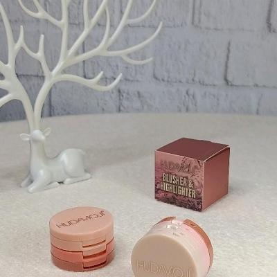 رژ گونه و هایلایتر سه طبقه هدی موجی