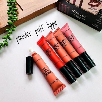 رژ گونه و رژ لب دوکاره پددار کوشنی اورجینال Rimocoo شماره 02