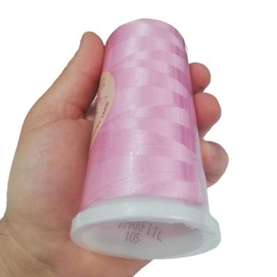 نخ گلدوزی پلی‌استر مارکفیل کد 105 صورتی براق