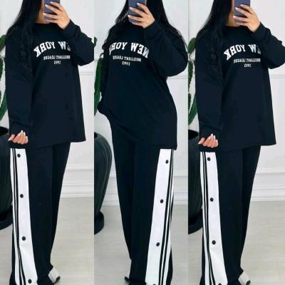 ست تیشرت و شلوار زنانه نیویورک