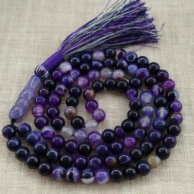 تسبیح سنگ عقیق 101 مهره ای سایز 6 میل