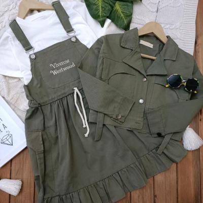 سه تیکه دخترانه کت بیلردامنی و تیشرت