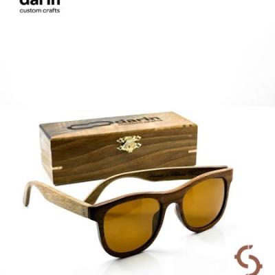 عینک دستساز چوب گردو ماژان برند دارین 021 – DARIN MAZHAN