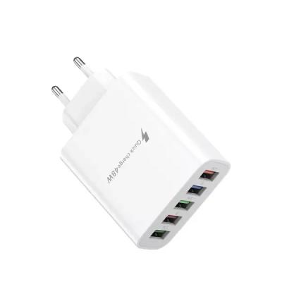 شارژر دیواری 5 پورت 48 وات فست شارژ