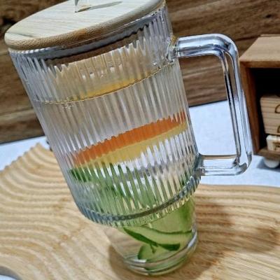 لیوان اسموتی شیار دار