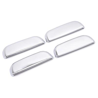 قاب استیل روی دستگیره درب خودرو ( 4 عددی )