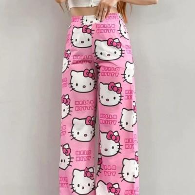 شلوار هلو کیتی صورتی زنانه