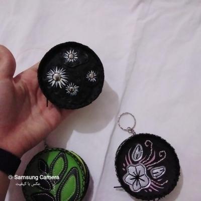 کیف هنذفری گرد زیبا دست ساز و زیبا و دوخت باکیفیت و تمیر