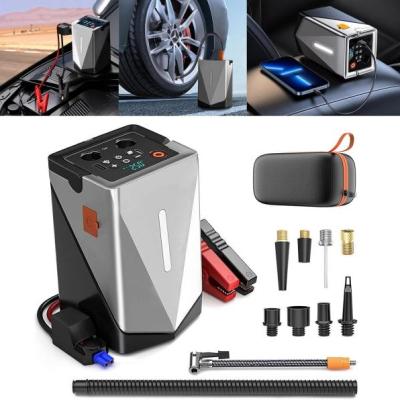 جامپ استارتر و پمپ باد چند کاره مدل GF01